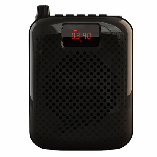 Amplificateur vocal K500, haut-parleur, Microphone filaire, ceinture, haut-parleur Audio compatible Bluetooth-Noir