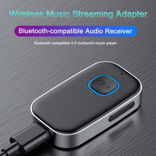 Récepteur compatible Bluetooth pour voiture, adaptateur AUX d'appel mains libres, récepteur Audio sans fil avec micro pour des appels clairs, connexion multipoint, haut-parleurs, stéréo de voiture, écouteurs, Navigation vocale