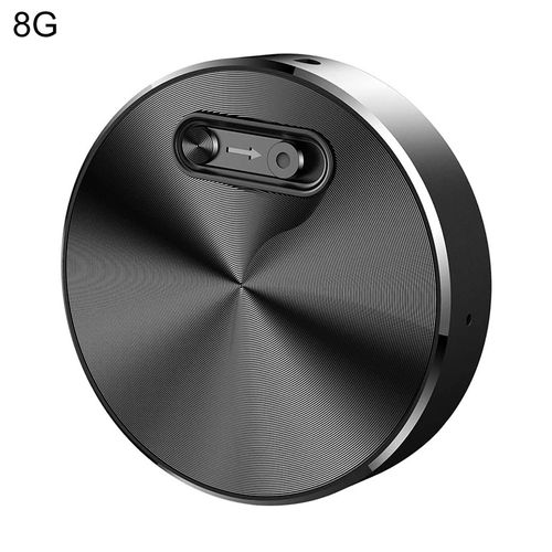 Q37  enregistreur Durable en métal avec cryptage de fichiers, petit enregistreur activé par la voix pour la maison-Noir 8G