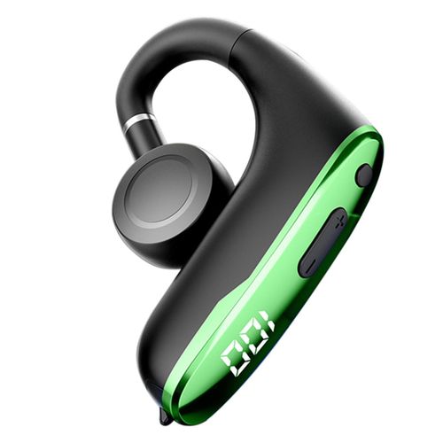 Écouteurs sans fil à Conduction osseuse, réduction intelligente du bruit, Bluetooth V5.2 IPX5, étanche, pour sport d'affaires, écouteurs sans fil pour le sport-Vert