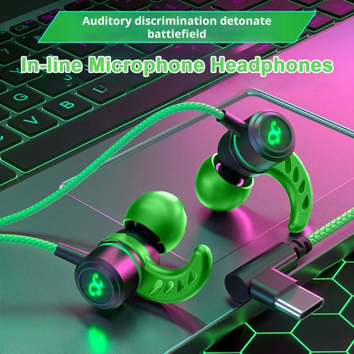 Écouteurs de jeu haute clarté, casque filaire, son stéréo, suppression du bruit, téléphones intra-auriculaires ultralégers, casque filaire universel
