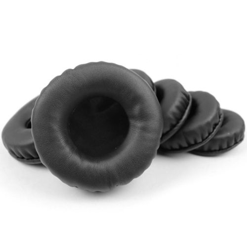 1 paire d'oreillettes en mousse à mémoire de forme souple, 40-110mm, oreillettes de remplacement, accessoire de casque-Noir 95mm