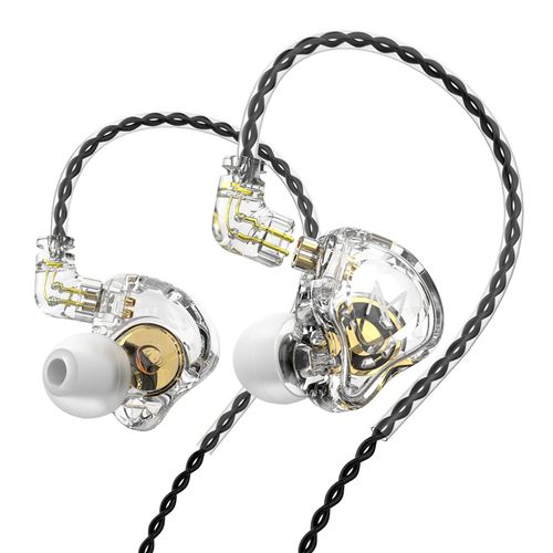 Écouteurs intra-auriculaires filaires TRN MT1, haute fidélité, réduction du bruit, Mega Bass, sport, pour l'extérieur-Blanc sans micro