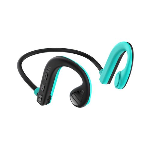 Écouteurs sans fil W10, Bluetooth 5.2, étanches, anti-transpiration, à Conduction osseuse, usage quotidien, 1 ensemble-Bleu