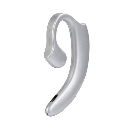 C7 1Pc Conduction osseuse crochet d'oreille sans fil Bluetooth écouteur stéréo casque-Argent