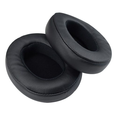 Coussinets d'oreille de remplacement en mousse à mémoire de forme pour casque Skullcandy Crusher 3.0-Noir