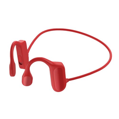 Écouteurs Bluetooth BL09, étanche IPX5, longue durée de veille, stéréo, sans fil, oreillettes suspendues, casque à Conduction osseuse, pour le sport-Rouge