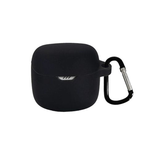 Coussin d'écouteurs, ajustement serré, pas de jaunissement, lavable, n'affecte pas la charge, Protection complète, housse d'écouteurs compatible Bluetooth pour JBL TUNE FLEX-Noir