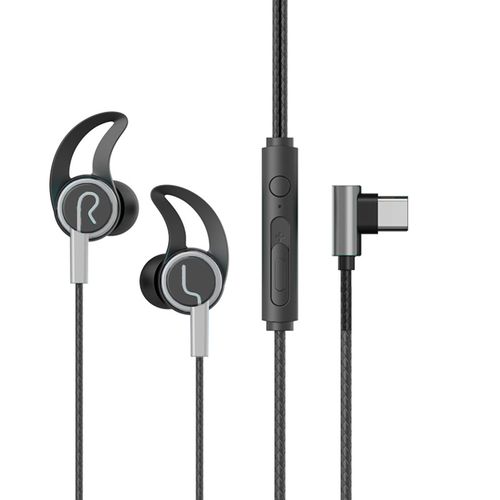Écouteurs intra-auriculaires filaires avec Microphone, réduction du bruit, son de jeu de théâtre, appel compatible HD, sans retard, fourniture de téléphone-H