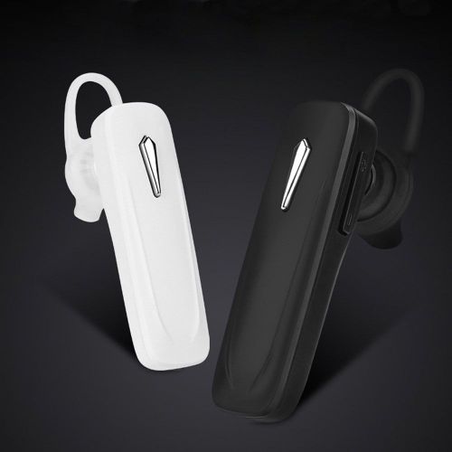 Écouteurs intra-auriculaires sans fil Bluetooth 4.1, crochet d'oreille, Mini casque d'écoute pour voiture, mains libres, 1 pièce-Noir