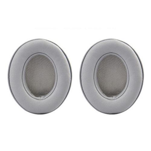 1 paire de coussinets d'oreille en Faux cuir souple, coussin d'oreille de remplacement, accessoire de casque pour Beats-Studio 2.0/3.0-Gris