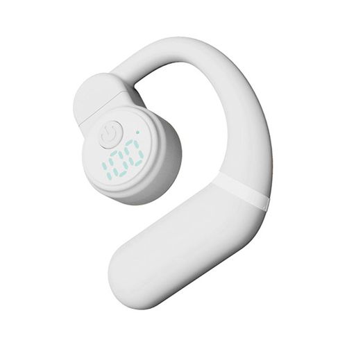 Écouteurs à Conduction osseuse, oreillettes ouvertes, ultralégères, étanches, sans fil, compatibles Bluetooth, oreillettes professionnelles à oreille unique, réduction du bruit-Peau