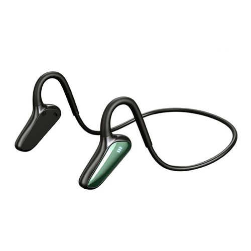 Écouteurs sans fil Bluetooth M-D8, à Conduction osseuse, portables, confortables, universels, pour le sport, 5.2-Vert