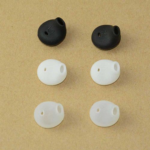 Écouteurs Eargels pour Samsung Active Galaxy S6 S7 Edge Level U Earbud Ear Tip Gel-1 paire Noir