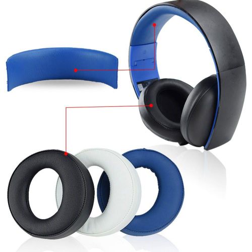 1 paire d'oreillettes antibruit pour Sony-PS3 pour PS4 7.1 casque sans fil pour CECHYA-0083-Blanc