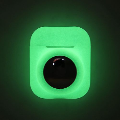 Coussin d'écouteurs, couverture complète, Rechargeable sans retirer le couvercle, Anti-choc avec Air-Tag, housse d'écouteurs compatible Bluetooth pour Airpods1/2-Vert Menthe