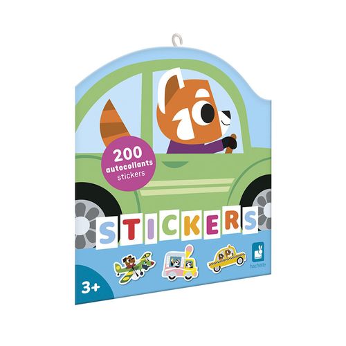 200 Gommettes Stickers Véhicules - Janod