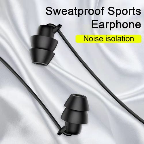 Écouteurs filaires intra-auriculaires type-c, son HiFi, laiton lourd, réduction du bruit, sensation immersive-Noir