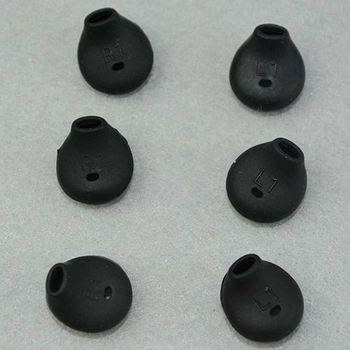 Écouteurs Eargels pour Samsung Active Galaxy S6 S7 Edge Level U Earbud Ear Tip Gel-3 paires Noir
