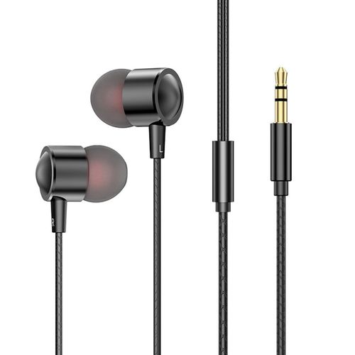 Écouteurs filaires, contrôle du fil, Plug Play, réduction du bruit, musique Surround stéréo, lecture de Jack droit 3,5 mm/Type-C, basses lourdes, écouteurs filaires pour la maison-UN