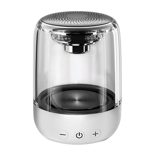 C7 Portable sans fil stéréo basse Bluetooth haut-parleur coloré lumière LED boîte de son-Version mise à jour blanche