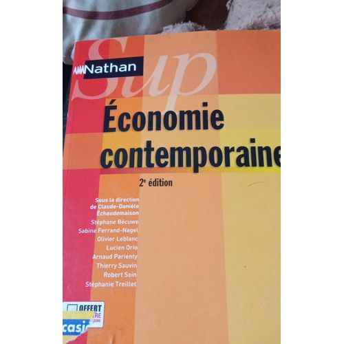 Livre Économie Contemporaine, Echaudemaison, Étude Supérieur