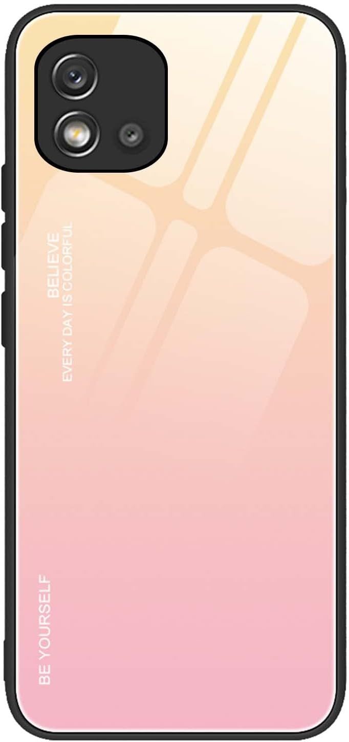 Coque Pour Realme C11 2021 Case,Ultra-Fin Anti-Rayures En Verre Élégant Dégradé De Couleur Cover Housse Tpu Bumper Antichoc Étui Rose Girly