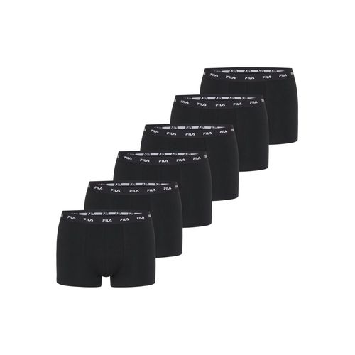 Lot De 6 Boxers Homme Fila Fu5256 Noir