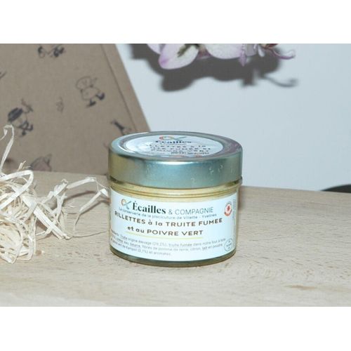 Rillettes À La Truite Fumée Et Au Poivre Vert - 100g