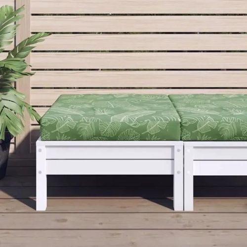 Vidaxl Coussin De Palette À Motif De Feuilles 60x60x8 Cm Tissu 361808