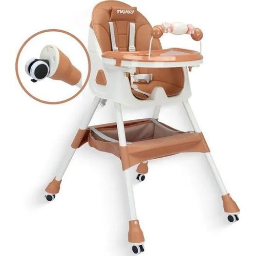 Chaise Haute - Twinky® - Maxi Pour Bébé/Enfant - Chaise Haute Pliable - Poussette & Chaise Évolutive