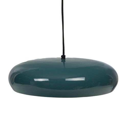 Suspension Retro Bleue En Métal
