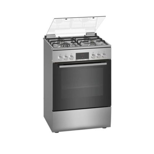 Cuisinière mixte Bosch série 4 HXN390D50 gaz acier inoxydable