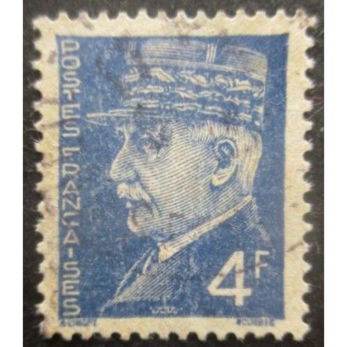 France N°521a Maréchal Pétain Oblitéré