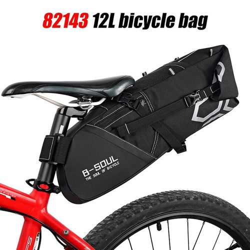 Sac De Vélo Étanche À La Pluie,Sac De Vélo De Route De Montagne,Sac De Vélo,Siège Arrière De Vélo,12l #B