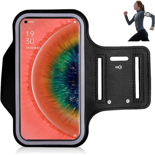 Oppo Find X2 Pro 5 G Étui Brassard Pour Le Sport La Course Le Jogging La Marche La Randonnée L'entra Nement Et L'exercice Noir