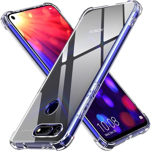 Coque Pour Honor View 20, Coque De Protection Antichoc Transparente Avec Pare Chocs D'angle De Coussin, Coque En Silicone Tpu Souple Et Fine Antichoc