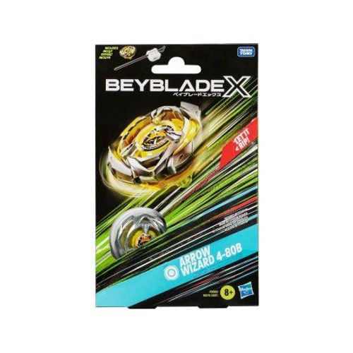 Coffret Toupie - Beyblade Arrow Wizard 4-80b - Set Toupie + Lanceur - Type Endurance + 1 Carte