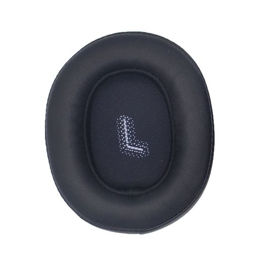 Housse de casque haute élasticité, remplacement confortable, pièce de réparation douce et respirante, 5 couleurs, augmente la fidélité de la musique, coussinet d'oreille pour JBL E55BT-Noir