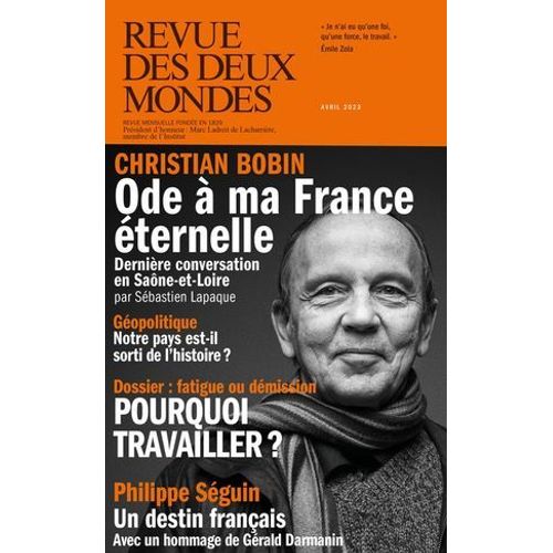 Revue Des Deux Mondes Avril 2023