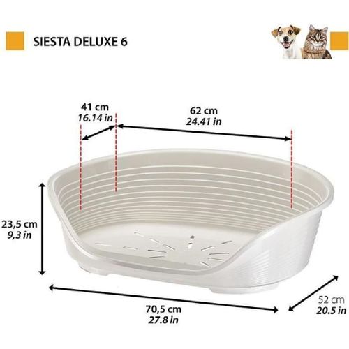 Corbeille - Ferplast - Siesta Deluxe 6 - Vert