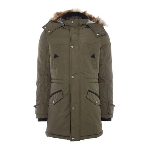 Guess Parka Homme Contemporary Kaki