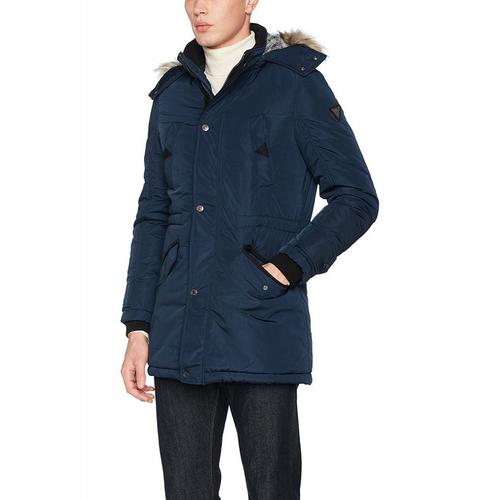 Guess Parka Homme Contemporary Bleu Marine