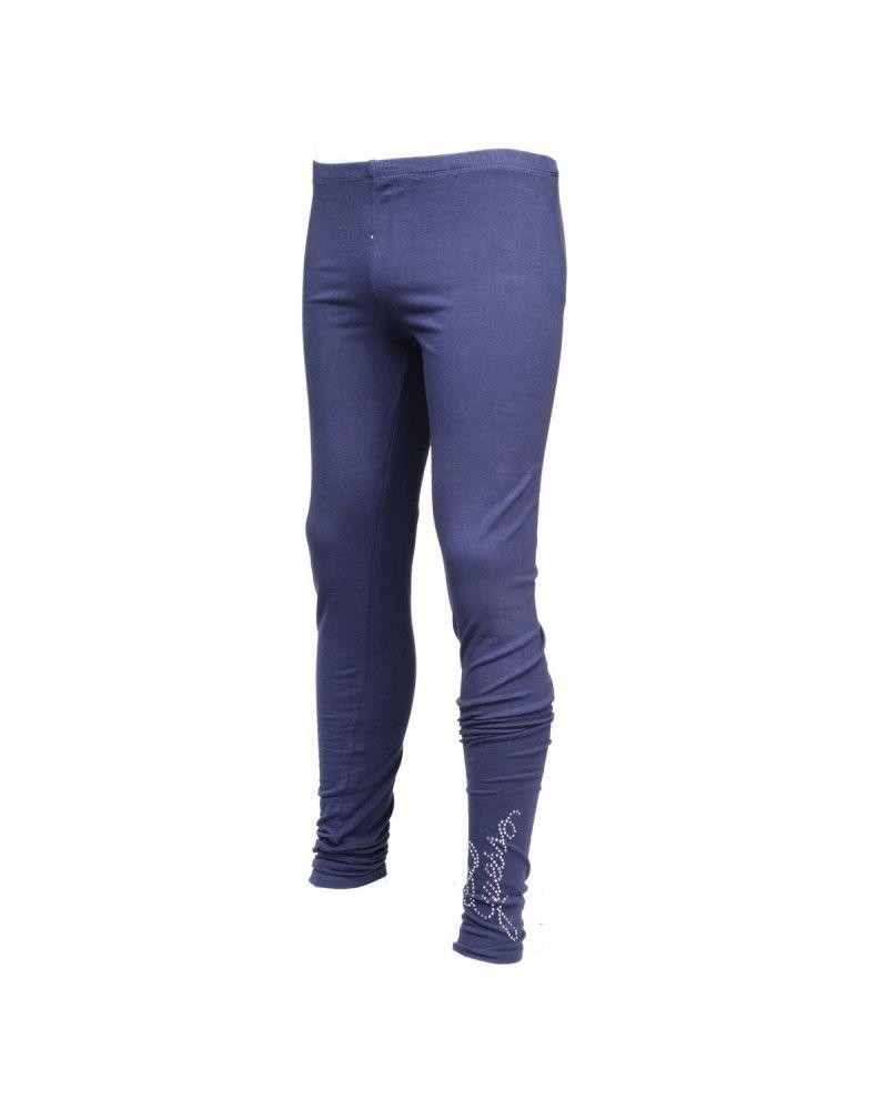 Guess Legging Fille K71B51 JEGGINGS CORE Bleu Motifs Perle rft