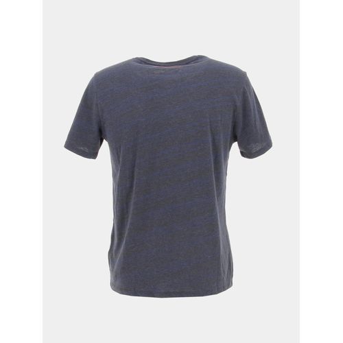 Tee Shirt Manches Courtes Teddy Smith T-Nark Chine Mc Bleu Marine