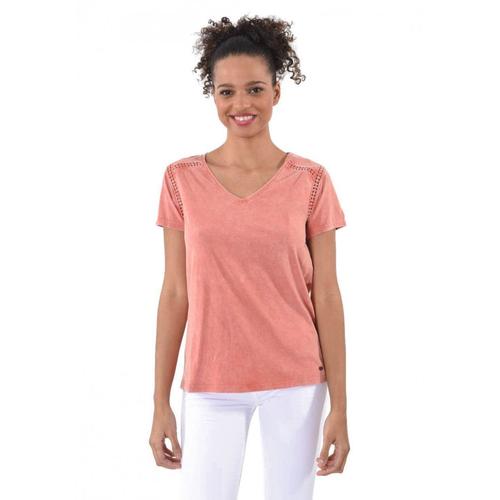 Kaporal Tee-Shirt Femme Malt Rose