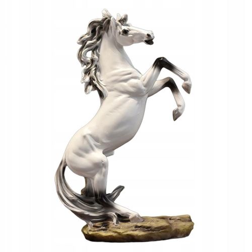 Statue de cheval debout, décoration de table de 30 cm de haut, style B