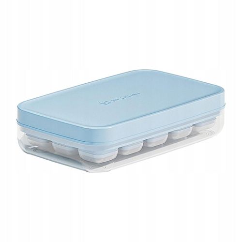 Bac À Glaçons, Bac À Glaçons, Gadget De Cuisine, Pliable, 15 Compartiments, Bleu