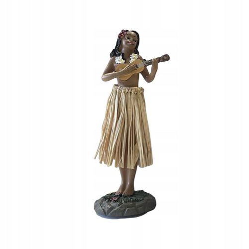 Mini poupée danseuse hawaïenne avec guitare, modèle vintage de collection, style B