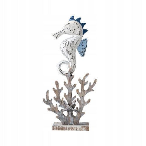 Figurine en bois de corail, sculpture, figurines de plage, figurine artisanale d'hippocampe